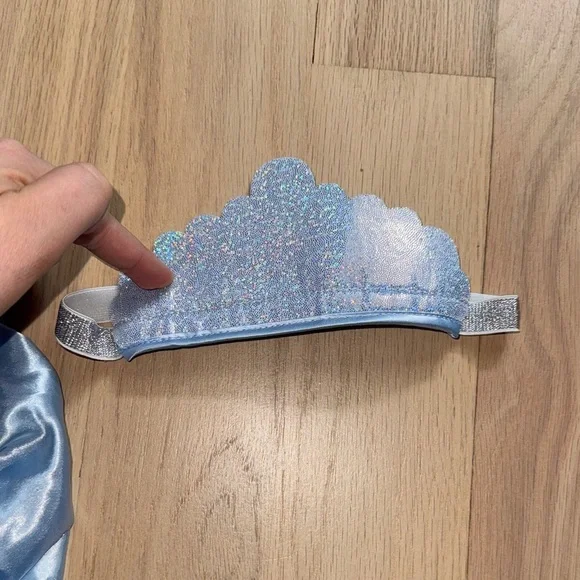 Disney Glittery Blue Princess Costume - Picture 10 of 16